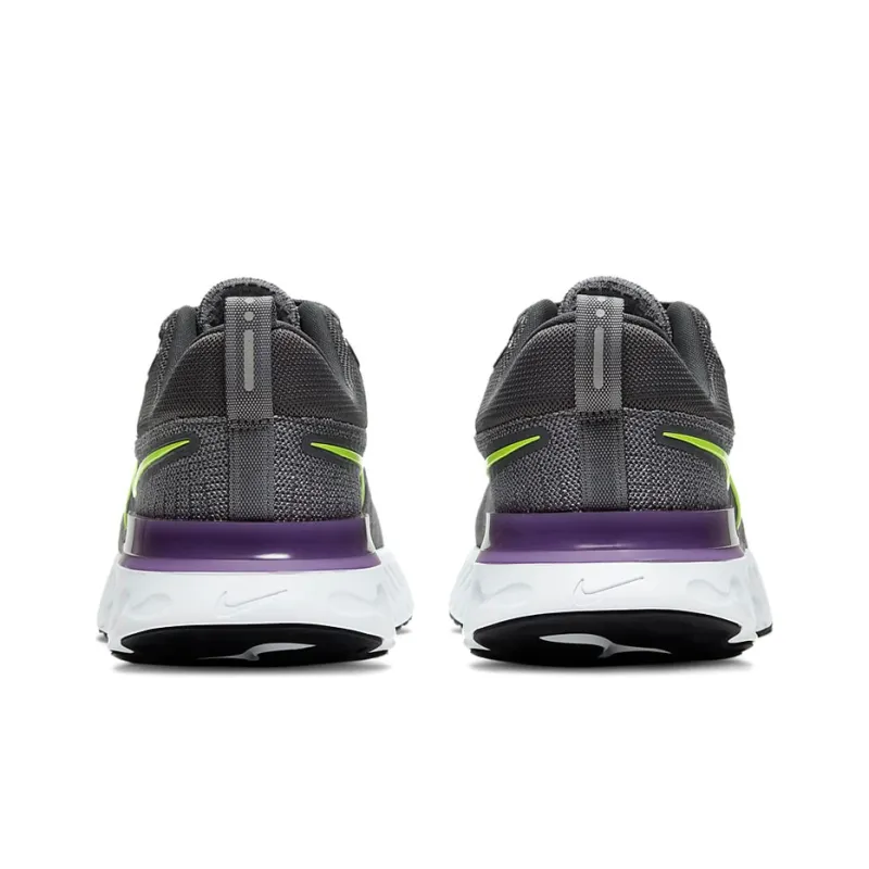 Nike React Infinity Run Flyknit 2 Grey Volt Wild Berry-4