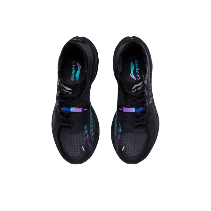 LINING WuShi 5S 1.0 Running Shoes Men Low Top Black/Blue-3