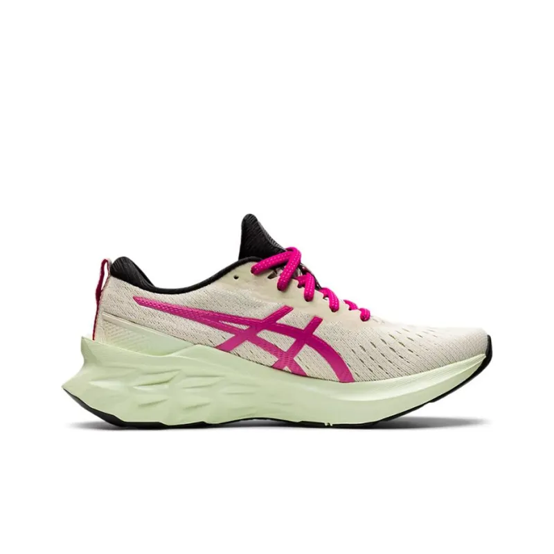 Asics Novablast 2 Birch Pink Rave Women's-1