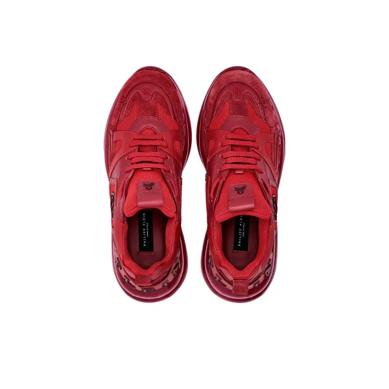 PHILIPP PLEIN Hurricane Casual Shoes Men Low-Top Red-2