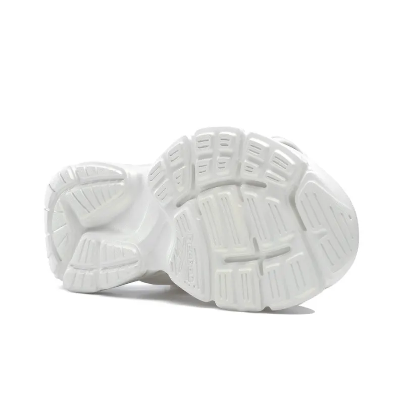 Reebok Hyperium Sandal Velcro Open Toe Flat Heel Sports White Sandals-5