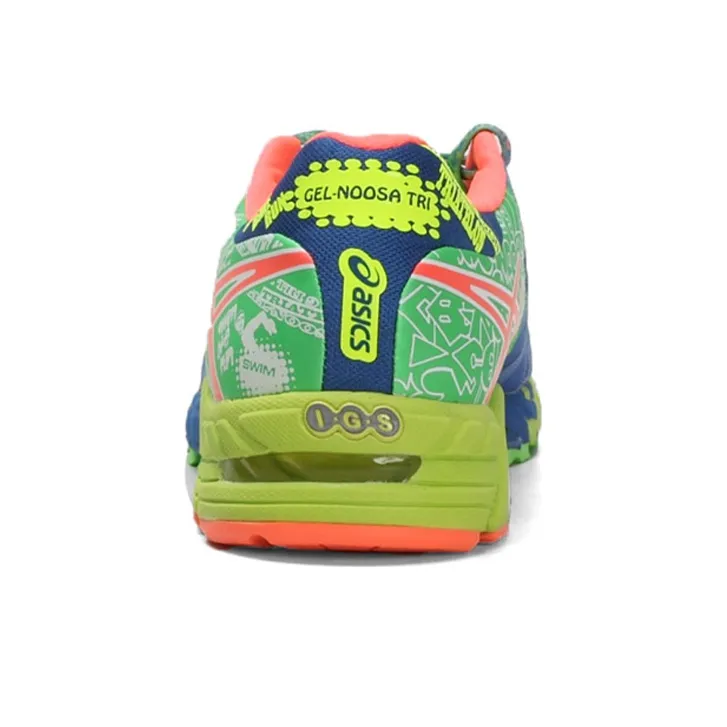 Asics Gel-Noosa Tri 9 Anti-Slip And Wear-Resistant Breathable Low-Top Running Shoes Men's Blue Green-3