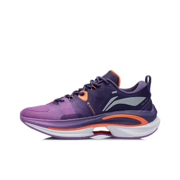 LiNing WuShi 5S 1.0 Anti Slip Wear Resistant Low Top Running Shoes Hyacinth Purple