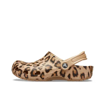 Crocs Classic Printed Clog 'Leopard Gold' Women's