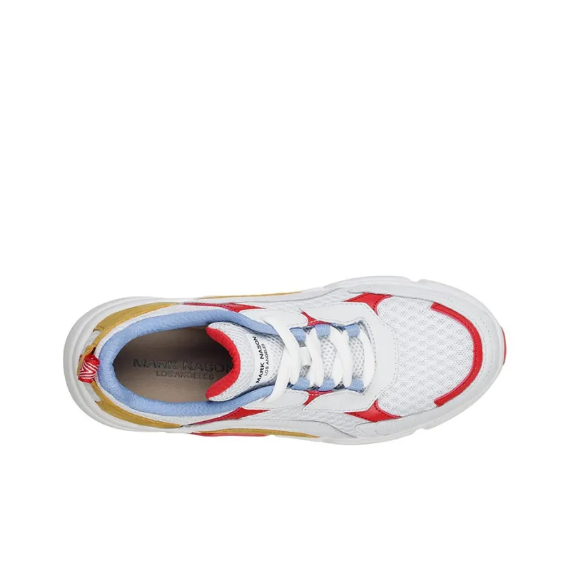 Skechers Mark Nason Los Angeles Block 'White Red' Women's-3