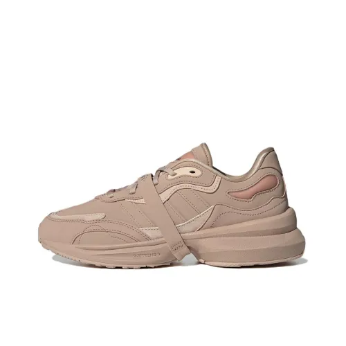 Adidas Originals Zentic Casual Shoes Women's Low-Top Brown/Light Pink