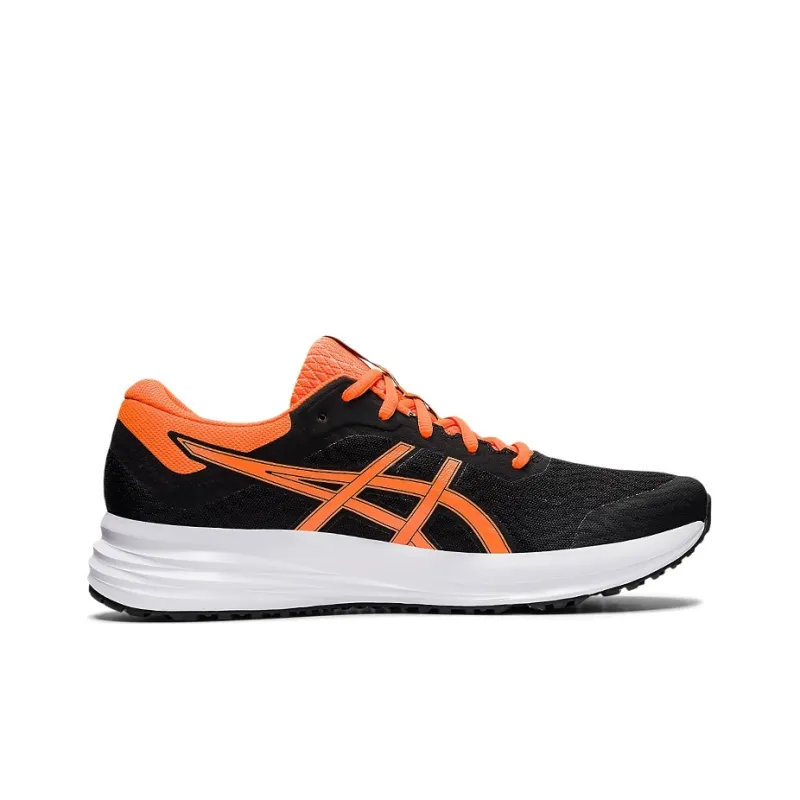 Asics Patriot 12 Running Shoes Men Low Top Black/Orange-1
