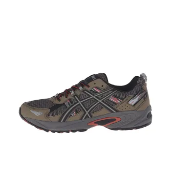 Asics Gel-Venture 5 Wear-Resistant Low-Top Running Shoes Men's Gray Brown