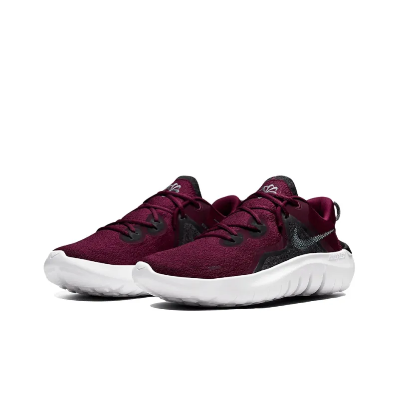 Nike Flex Run 2021 Low Top Deep Wine 'Red White' Women's-2