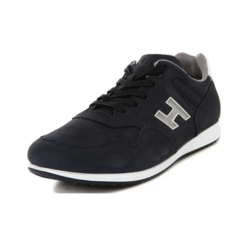 HOGAN Olympia Low-Top Casual Shoes Men's Black-1