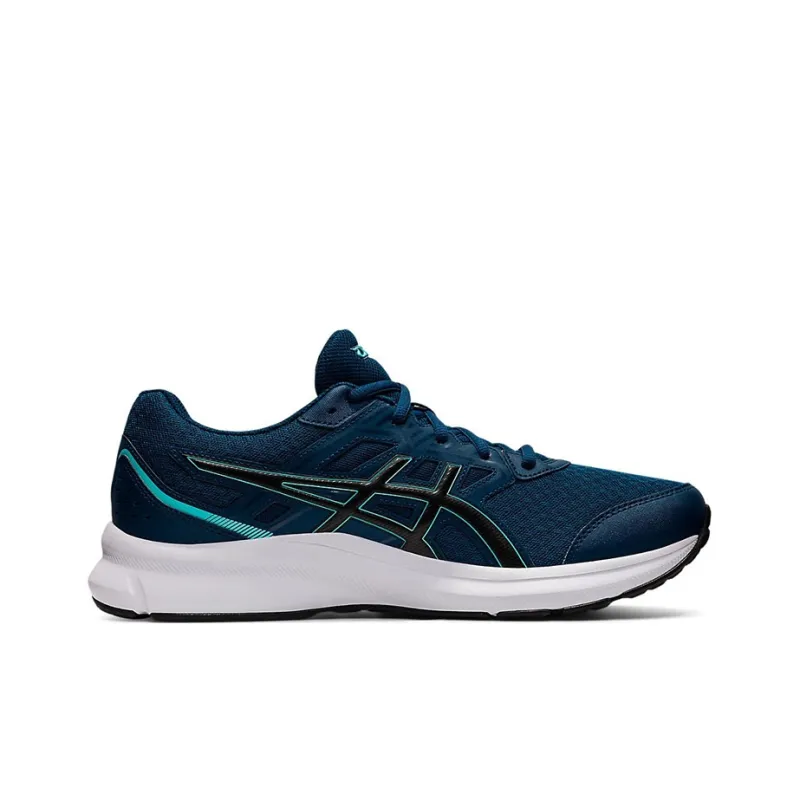 Asics Jolt 3 Anti-Slip Wear-Resistant Low-Top Athletic Shoes Men's Blue Black 4E-Width-1