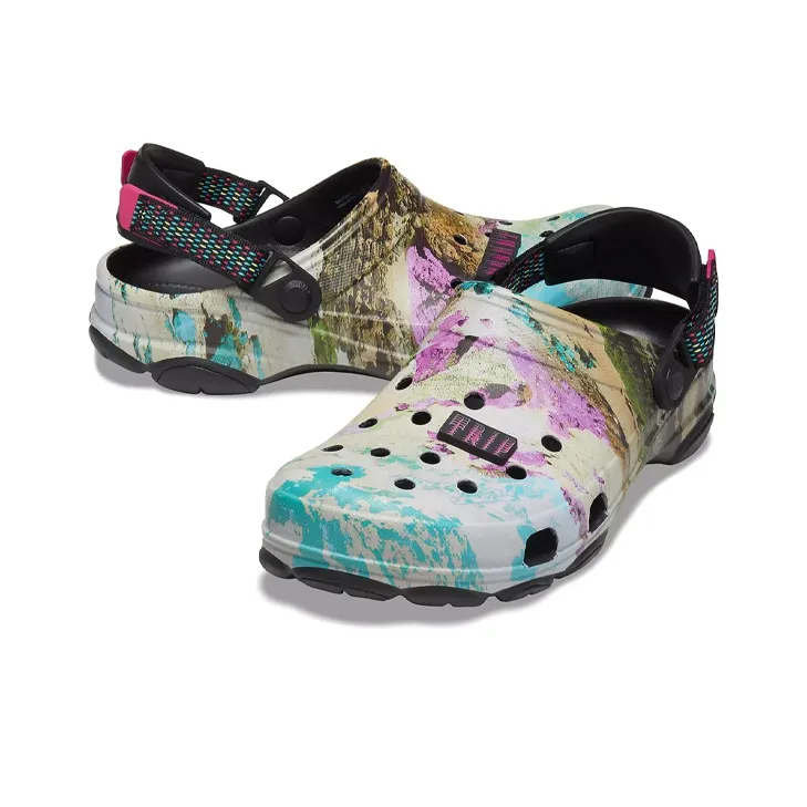 Crocs Classic All Terrain Clog Desert Pattern Stylish Casual Unisex Multi Color Sandals-3