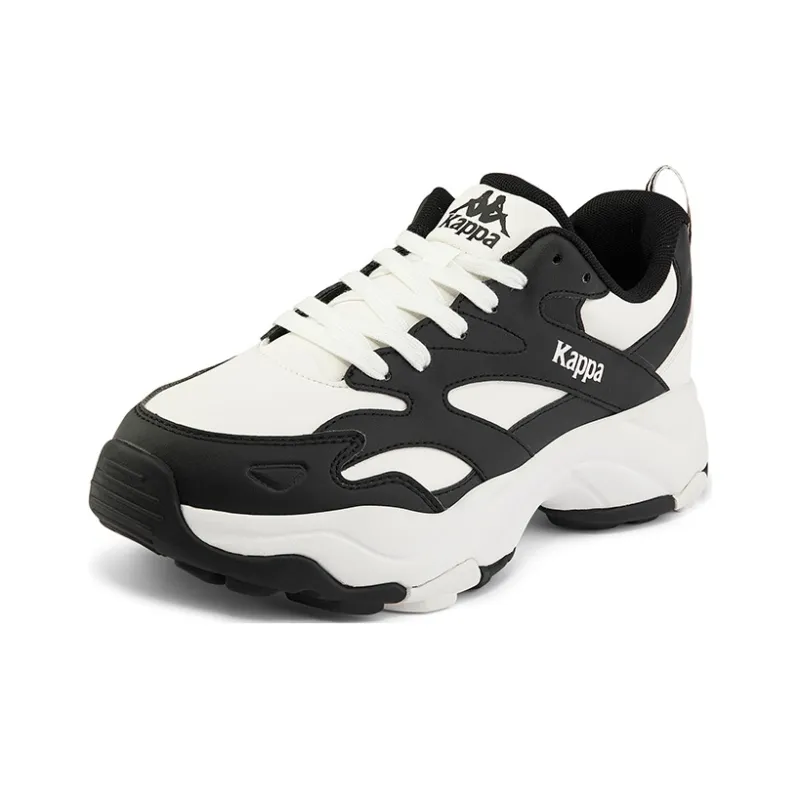 Kappa Abrasion Resistant Low Top Running Shoes Women's Korean White Vintage, Comfortable-1