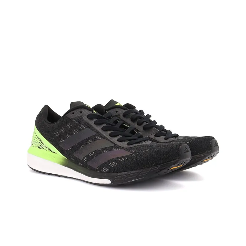 Adidas Adizero Boston 9 Black Signal Green-3