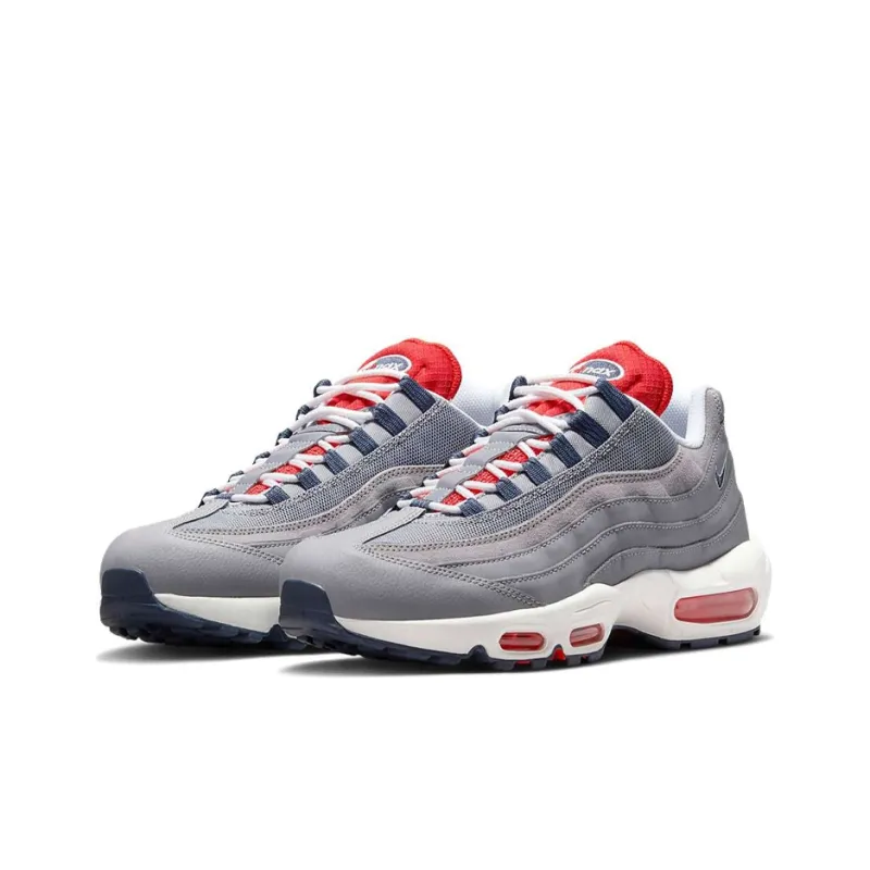 Nike Air Max 95 Grey Navy Crimson-2