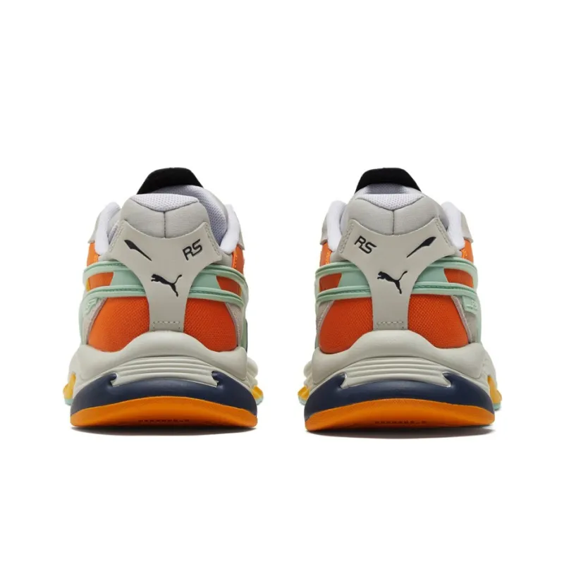 PUMA Unisex Rs connect Dust Sneakers Orange 'Gray'-4