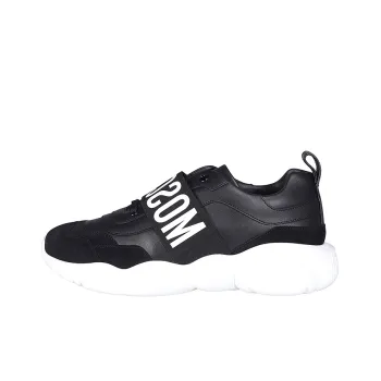 MOSCHINO Water Resistant Low Top Casual Shoes Men's Black