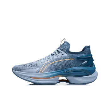 LiNing WuShi 5S 1.0 Low Top Running Shoes Men's Light Gray Blue