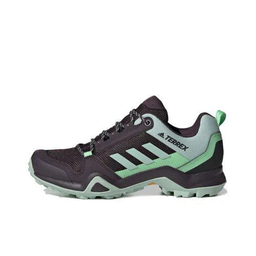 Adidas Terrex AX3 Hiking / Trekking Shoes Women's Low-Top Purple/Green