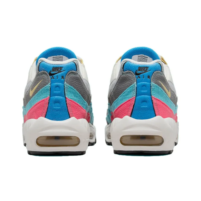 Nike Air Max 95 Air Sprung Grey Aqua Pink-4