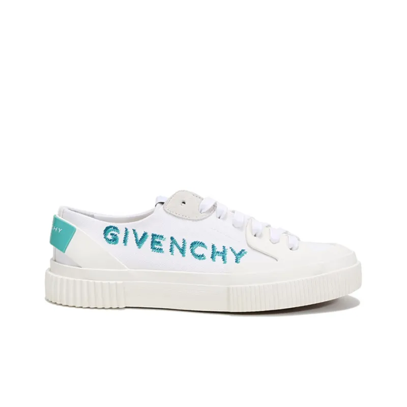 Givenchy Canvas Shoes Women's Low Top White-1