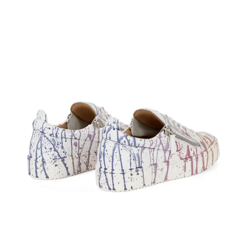 giuseppe zanotti Frankie Paint-splatter Sneakers-3
