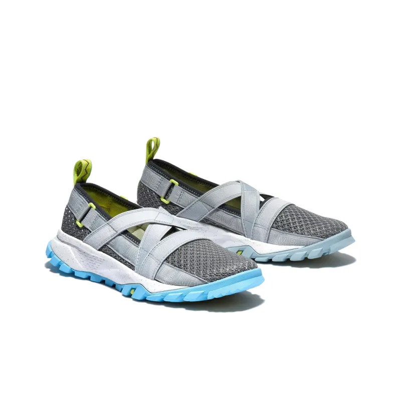 Timberland Garrison Trail Low-Top Casual Shoes Women's Gray Blue-2
