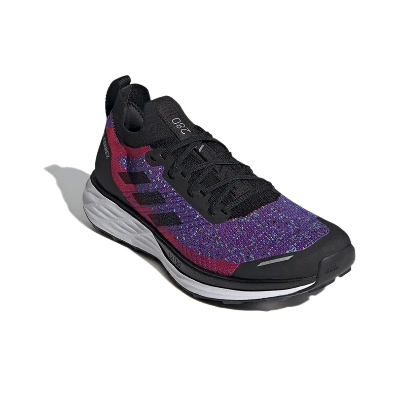 Adidas Terrex Two Primeblue Low-Top Running Shoes Men's Purple Black-2