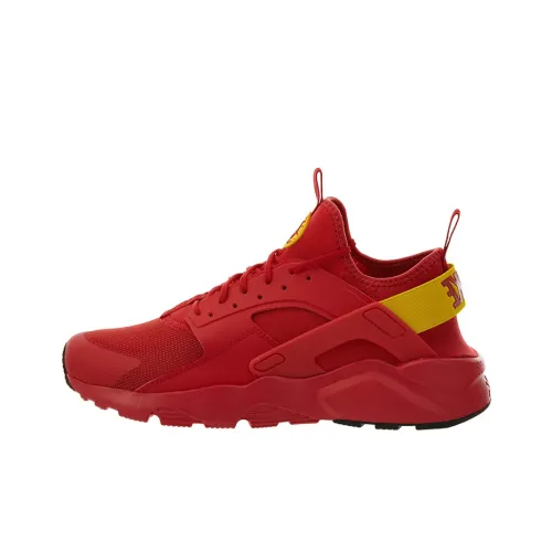 Nike Air Huarache Run Running Shoes Men Low-Top Red/Yellow