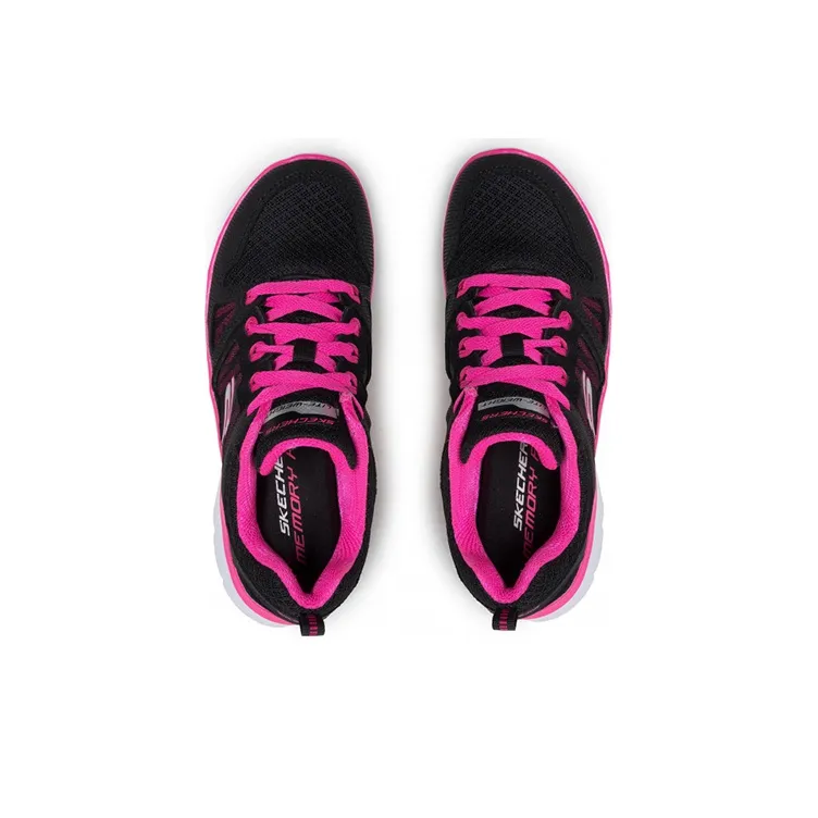 Skechers Summits Cushioning, Slip Resistant, And Abrasion Resistant Low Top Casual Shoes Women's Black Pink-3