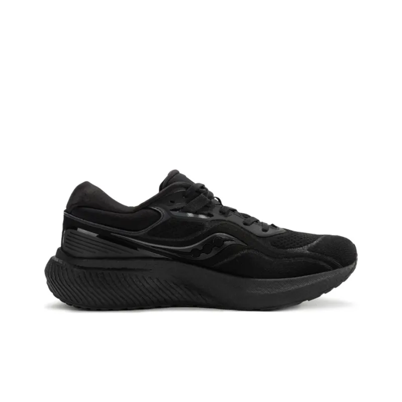 Saucony Surge 1 Slip Resistant Cushioning Abrasion Resistant Low Top Running Shoes Unisex Black-1