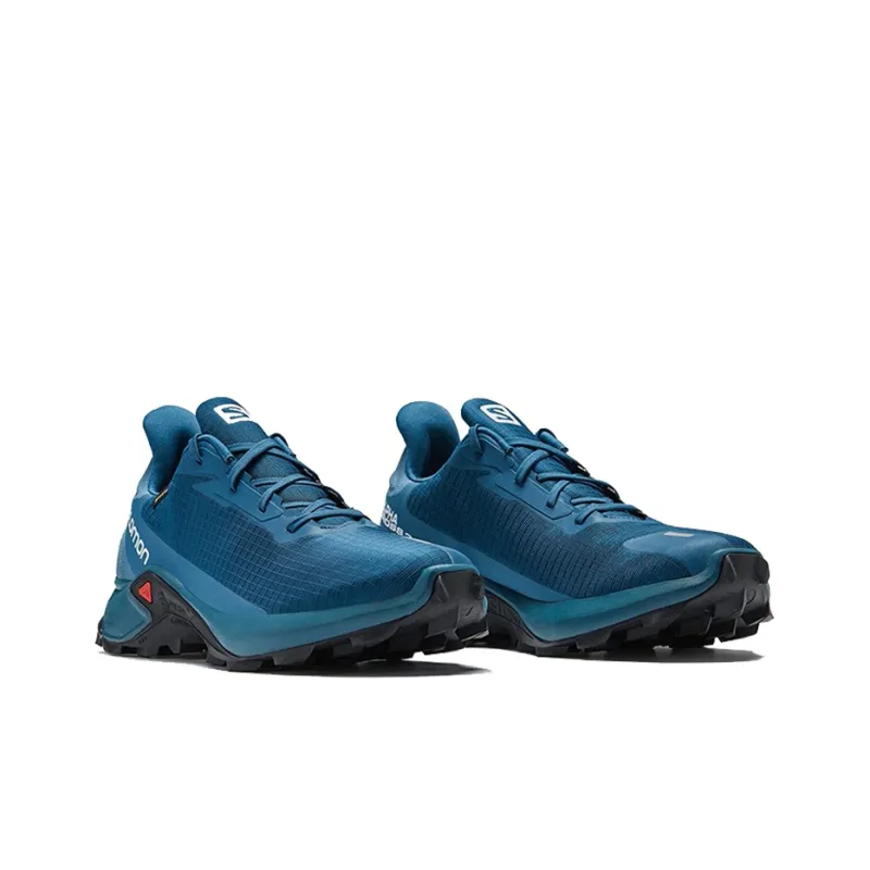 SALOMON Wear-resistant And Waterproof Low-Top Trail Running Running Shoes Men's Blue-2