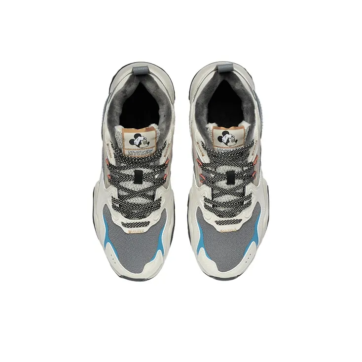 Disney x LiNing Cat Paw Lite Shock Absorbers Low Top Casual Shoes Men's Iron Asphalt Gray-2
