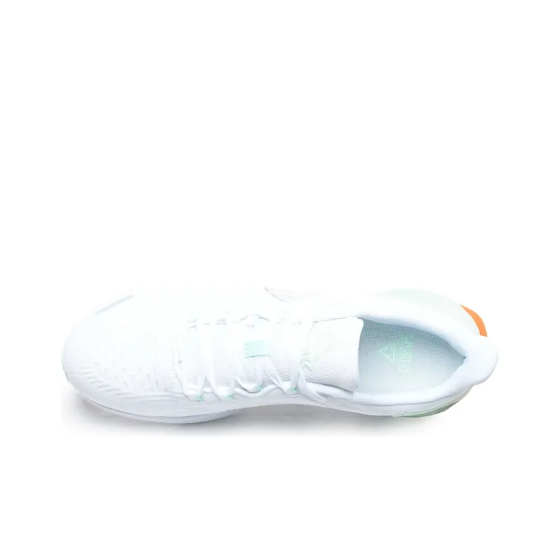 PEAK Porcelain Shadow Cushioned Slip Resistant Abrasion Resistant Low Top Casual Running Shoes Men's White Light Green-3