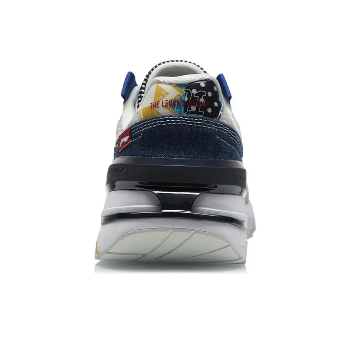LiNing Lightweight Low Top Running Shoes Men's Gray-4