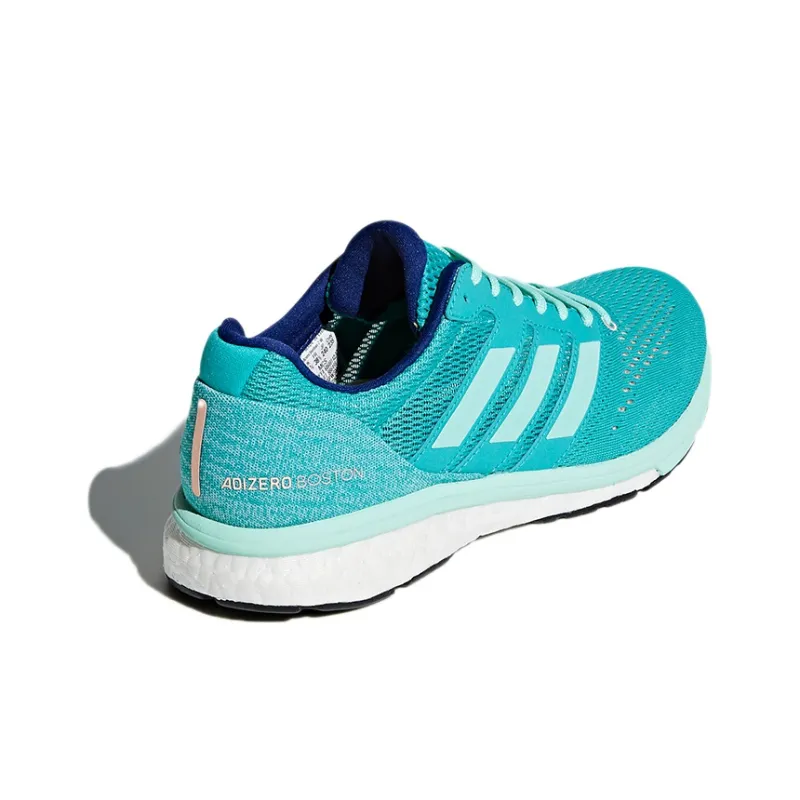 Adidas Adizero Boston 7 Slip-Resistant Low-Top Running Shoes Women's Mint Green-2