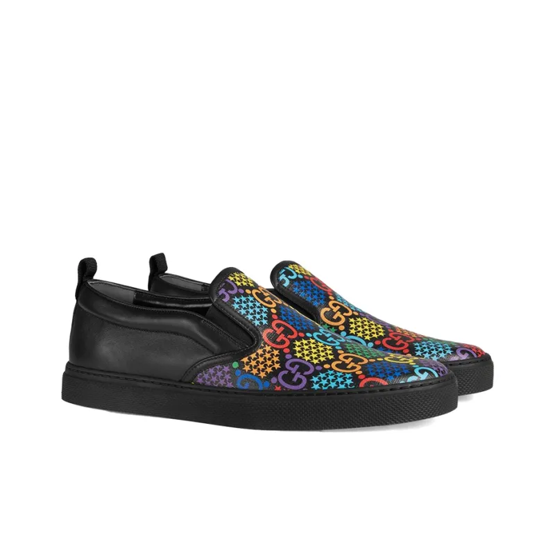 GUCCI Gg Supreme Slip On 'Psychedelic Black'-1