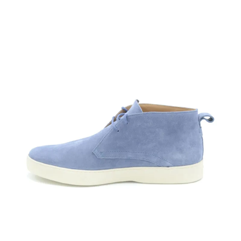 TOD'S Skateboard Shoes Men Mid-Top Blue-0
