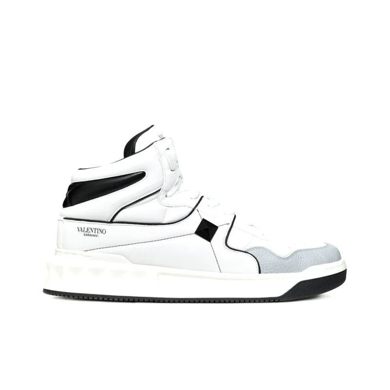 Valentino Garavani One Stud Mid Top Sneakers-1