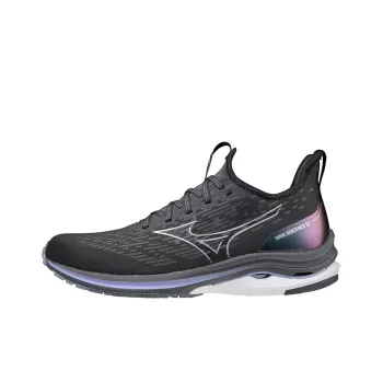 Mizuno Wave Rider Neo 2 Cushioning Anti-Slip Wear-Resistant Breathability Low-Top Running Shoes Women's Black Gray