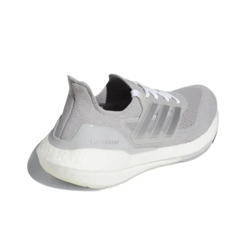 Adidas UltraBoost 21 'Grey Silver Metallic' Women's-3