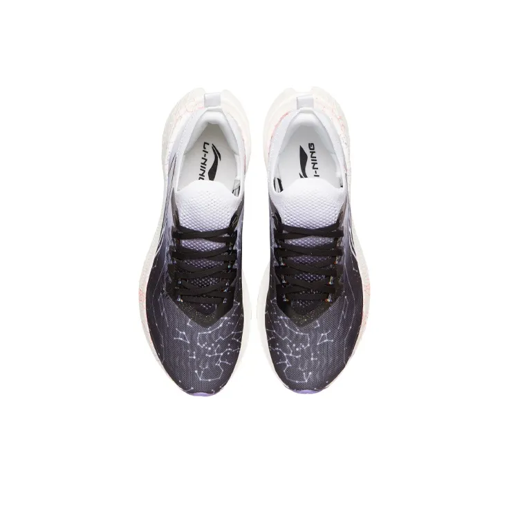 LiNing Feidian Discovery Anti Slip Wear Resistant Low Top Running Shoes Women's Black-3
