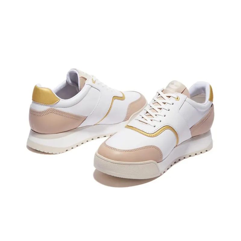 Timberland Miami Coast Casual Shoes Women's Low-Top White/Pink-4