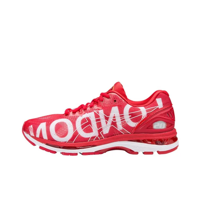 Asics GEL Nimbus 20 Low Top Running Shoes Men's Red White-0