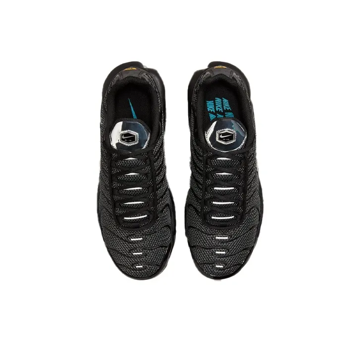Nike Air Max Plus Black Suede Silver Women's-3