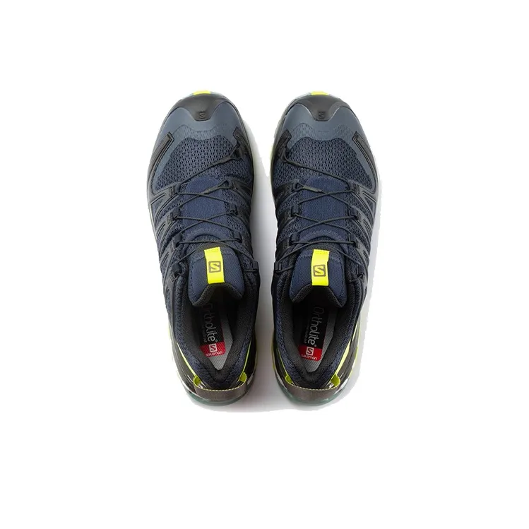 SALOMON XA Pro 3D V8 Low-Top Running Shoes Men's Navy Blue-5