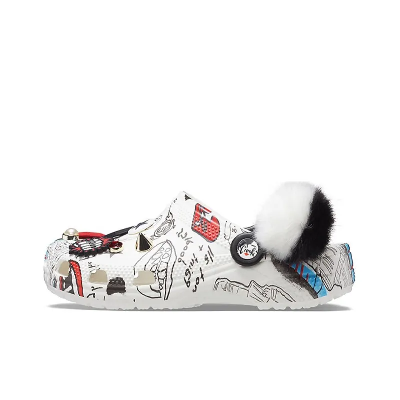 Crocs Disney X Crocs Pattern Unisex White Sandals-0