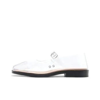 Maison Margiela Tabi Stylish Skateboarding Shoes Women's Clear White