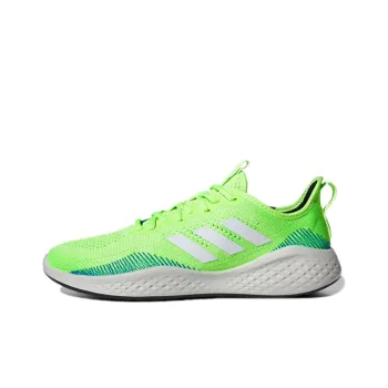 Adidas Fluidflow 1.0 Slip Resistant Breathable Low Top Running Shoes Men's Neon Green