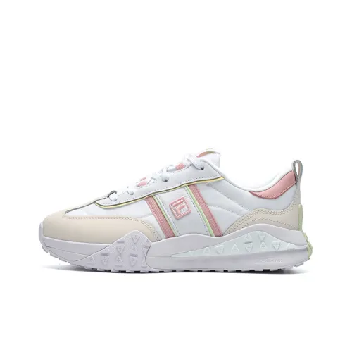 FILA Brick Casual Shoes Women's Low-Top White/Pink